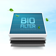 QM3 차량용 자동차 에어컨필터 PM0.3 초미세먼지 차단 향균 활성탄 헤파필터 4중 캐빈필터 E11등급 / 바이오라이트, 르노삼성, S07, QM3(2013.12~2017.08)