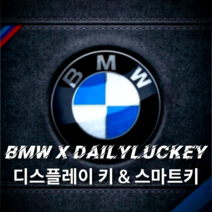 BMW X DAILYLUCKEY 디스플레이 키 & 스마트키, 타입1, 실버