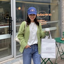 [메이블루] 허그 블라썸 니트가디건