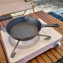 통주물 무쇠팬 감바스 스테이크 전용 시즈닝 후라이 팬 마끈 포함