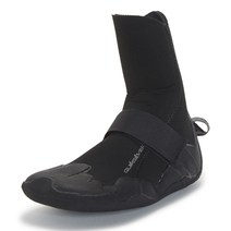 퀵실버 남성 3mm Everyday Sessions B Round Toe Wet 수트 Booties - 블랙 2aM324105, Black, 2