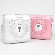 Peripage 종이 포토 프린터 용 투명 pc 보호 커버 가방 여행용 포켓 운반 케이스, 한개옵션0