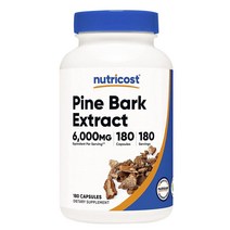 뉴트리코스트 소나무 껍질 추출물 6000mg 캡슐, 180개입, 1개