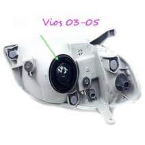 수입차 부품 도요타 프라도 비오스 방수 방진 커버 헤드 램프 후면 고무 1PCS Toyota Prado Vios 용, [02] 2pcs