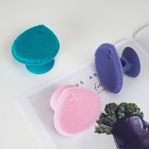 꼬품 자체제작 스크럽이 필요없는 실리콘 세안 브러쉬 8컬러, 3세대 캐럿, 1개