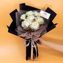 홀로그램장미 7송이 꽃다발 화이트데이 로즈데이 생일 기념일 선물