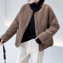 [루디아] 여성 후리스 양털 뽀글이 쟈켓 집업