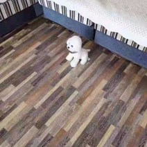 장판 두껍게 판에붙이는 PVC 내마모성 고무받침바닥 미끄럼방지 바닥매트 방수 가정용 상업용 사무용, T67-빈티지 나무무늬-두꺼운 올