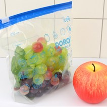 음식담는 뽀로로지퍼백 캐릭터위생백 유치원간식 과일담는비닐 여행용 소풍갈때 놀러갈때, 사이즈, 대, 대(L)