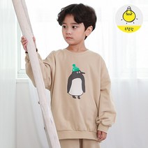 [삐삐롱]윈터팽구 기모 맨투맨 상하세트