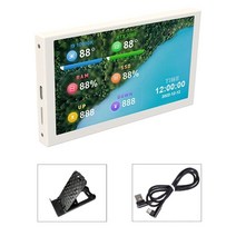 가성비모니터 5인치 800x480 IPS c형 화면 PC CPU 모니터 컴퓨터 온도, 01 White