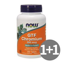 NOW FOODS 나우푸드 GTF 크롬 200mcg 250정 2개