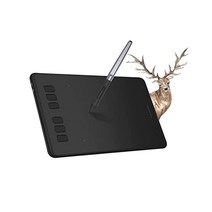 HUION Inspiroy H640P 배터리 없는 Stylus 8192 압력 감도 6 사용자 지정 단축키 Linux Mac Windows PC 및 Android용 디지털 펜 태블릿