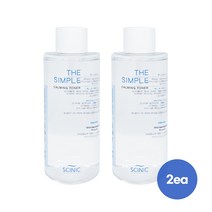 [싸이닉] [토너리필팩300ml증정] 더 심플 토너 대용량 300ml 2개, 1세트