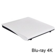 [해외] MAIKOU USB3.0 BLURAY 4K 레코더 외장형 광학 드라이브 3D 플레이어 BDRE 버너 레코더 ASUS SAMSUNG ACER 용 DVD +RW DVDRAM, white Blu-ray 4K