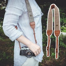 현모양처 올림푸스 미러리스 카메라 넥스트랩 갈색 크로스 가죽, 상세페이지 참조, 단품