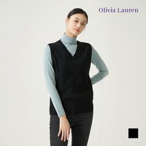 [올리비아로렌] 브이넥 PBT 베스트_VOBBNXW9291