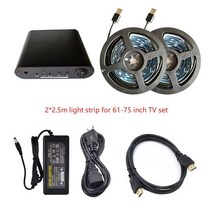 중소기업 60인치 TV tv 티비Tuya 스마트 HDMI 신호 동기화 TV 화면 분위기 매, 02 for 61-75 inches