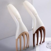 USB 충전 5 핑거 미세 진동 두피 마사지기 커피, 단품