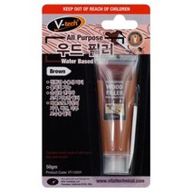 브이텍 우드필러50g브라운 어두운색, 브이텍 우드필러50g(브라운 어두운색)
