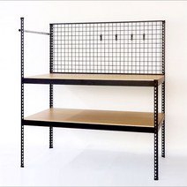 포장 택배 작업대 작업다이, B형 블랙, 1500x600x1200/1800