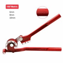 3-In-1 수동 파이프 벤더 6mm 3 슬롯 구리 머신 에어컨 엘보, 01 180 degree metric