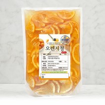 수제청 오렌지청 2kg 껍질포함 슬라이스, 단품, 단품