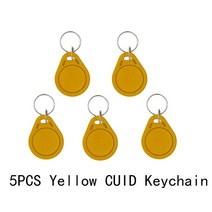 5/10 CUID 재기록 가능한 스마트 키 Fob 13.56Mhz 복사기 복제 칩 카드 Gen2 변경 1K 프로그래머 태그 ISO1, 03 As The Picture Shows