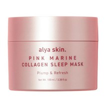 뉴질랜드 알리야 스킨 Alya Skin 핑크 마린 콜라겐 슬립 마스크 100ml, 3팩