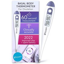 Digital Basal Thermometer 1/100th Degree High precision Quick 60-Sec Reading Memory Recall Accurate