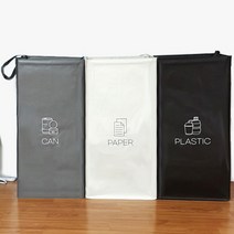 셀러허브 생활리빙 분리수거통 플라스틱 종이 캔 재활용분리수거함 대 3p, 기본