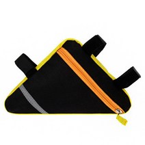 자전거안장가방 자전거캐링백 자전거 방수 트라이앵글 사이클링 프론트 튜브 프레임 안장 가방 액세서리, 4.Orange