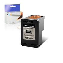 옵셋인쇄기 잉크젯마킹기 골프공 평판 프린터 NineLeaf 302XL 검정 컬러 잉크 카트리지 HP Deskjet 1110 2130 ENVY 4520 4521 4522 4524 4, 1 black