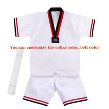 유도복 태권도 도복 선수용 주짓수 합기도 무도복 유니폼 유도 폴리 에스테르면 긴 소매 짧은 정장 성인 킥복싱 장비