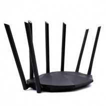 다국어 Tenda AC23 기가비트 듀얼 밴드 AC2100 무선 라우터 Wifi 리피터 7 * 6dBi 게인 안테나 넓은 커버리지 쉬운 설정, US PLUG_No Retail Box