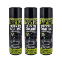 유폴 랩토라이너 1K 베드라이너 스프레이 블랙 14.3온스 - 3팩