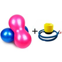 런웨이브 땅콩 짐볼 펌프 포함 세트 실내 스트레칭 다이어트, 단품