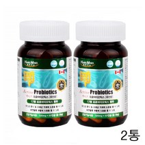 하루미소 액티브 프로바이오틱스 100억 캐나다 캡슐유산균 60캡슐 2통