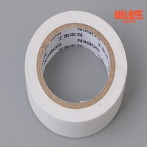 전기용 고무 색깔 불연 전열 절연 전선테이프 옐로우 전기테이프 차량용테이프 보수테이프 만능테이프, 흰색, 기본
