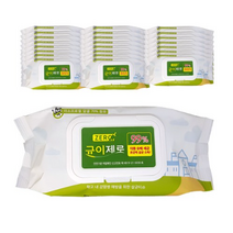균이제로 감염병 예방 살균 티슈, 75매, 96개