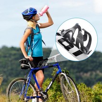 자전거 산악 로드 물병 고정 거치대 부착 컵 홀더 케이지, 블루