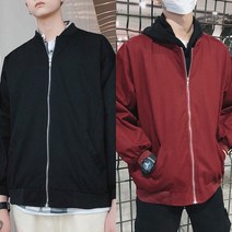 라온장터 남성 블루종 환절기 오버핏 항공점퍼