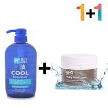 쿨 바디워시 가드름 클렌징 미끌거림없는 샤워 우레아 20112961EA, 쿠팡 쿨바디워시(파랑) 1개_두유발효크림 1개, 쿠팡 본상품선택