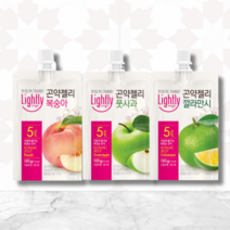 라이틀리 곤약젤리 복숭아 풋사과 깔라만시 150ml x10개 택1, 풋사과 150ml x 10개