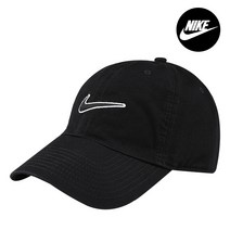나이키 에센셜 H86 스우시 볼캡 블랙 모자 943091-010, 943091-010/FREE