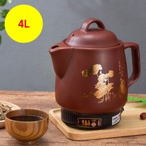 (해외직구)Jingshan 가정용 세라믹 약탕기(4L), 상세 참조
