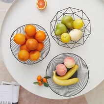 모던 인테리어 다용도 철제 바구니 와이어 바스켓, F타입
