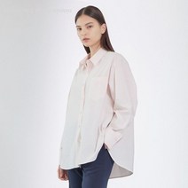 나인식스뉴욕 루즈핏 포켓 셔츠카라 블라우스