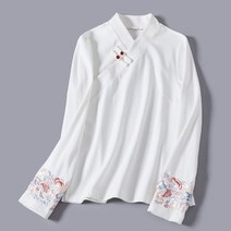 어른 여자 봄 긴팔 자수 고급 퓨전 하객 한복 저고리 자켓 법복 연주복 장모님 생신 선물