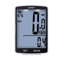 자전거속도계무선gps 위치추적거리측정미터기 lixada 컴퓨터 lcd 자전거케이던스, 화이트 쉘 화이트